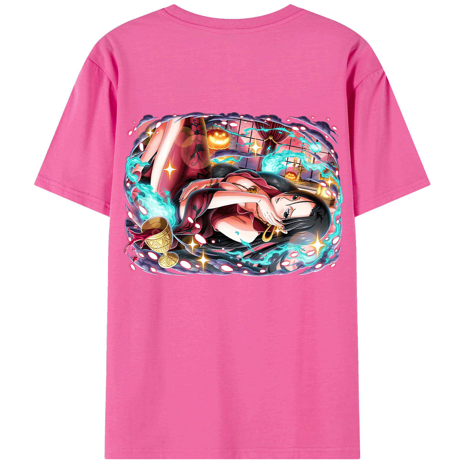 ワンピース ボア・ハンコック ONE PIECE Boa·Hancock レディース半袖Tシャツ(バックプリント)